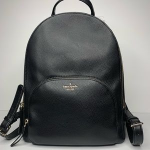 Kate Spade New York Black Leather Backpack